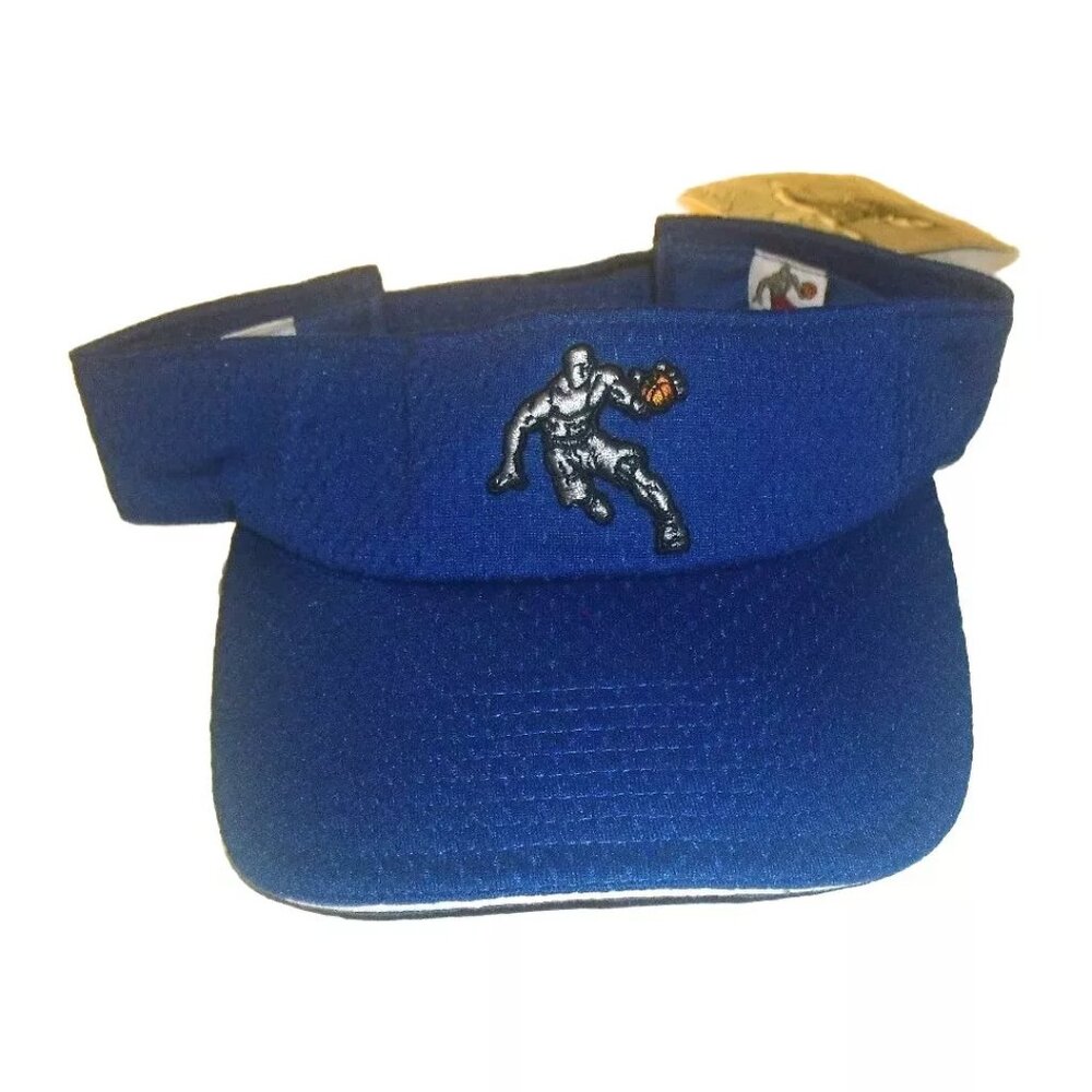 And 1 Street Ball Basketball Vintage 90s Mens Blue Visor hat cap New Tags